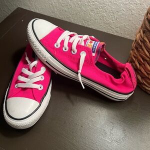 Hot Pink Converse Shoreline Chucks size 7